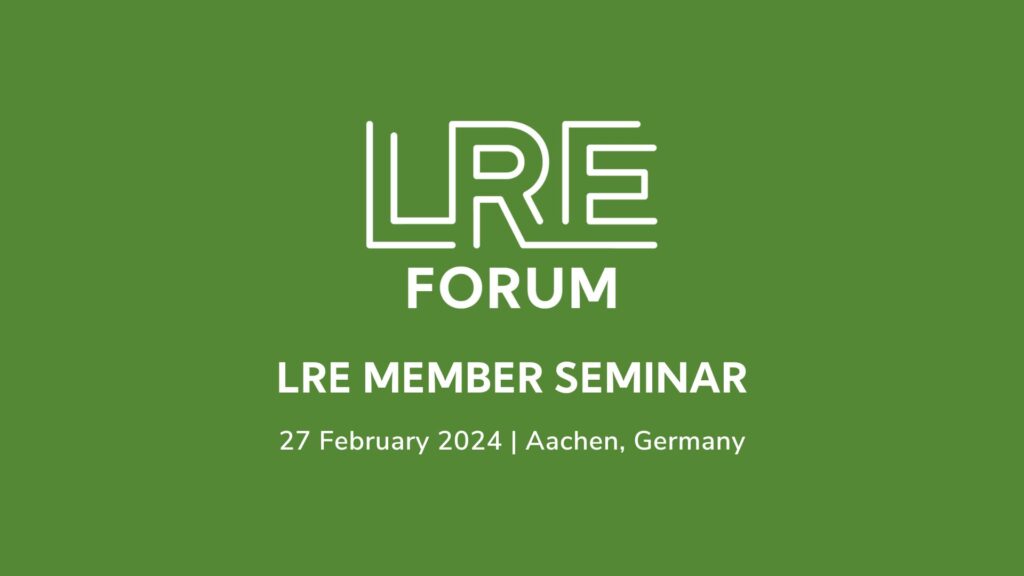 LREF Member Seminar